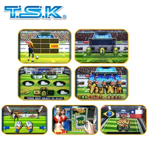 TSK Taiwan Arcade Pinball Video Game Machine : MYP-9 Soccer 9 Balls TSK Taiwan Arcade Pinball Video Game Machine : MYP-9 Soccer 9 Balls