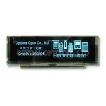 繪圖型 OLED 顯示器-256x64 藍光