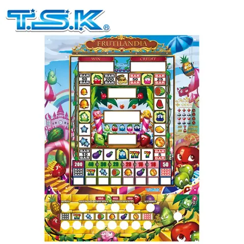 TSK Taiwan Arcade Mega Mario Slot Game Machine: MYG-FL1 Frutilandia TSK Taiwan Arcade Mega Mario Slot Game Machine: MYG-FL1 Frutilandia