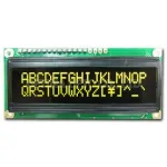 字元型 VATN 顯示器-16x2 黃色LED背光