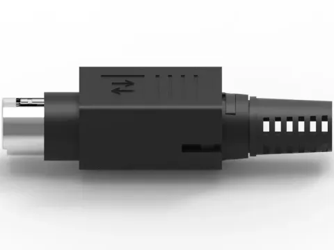 Mini Din 公頭 6PIN 組裝式連接器
