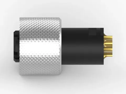 M12 母頭 4PIN D-Coded 線端成型式防水連接器