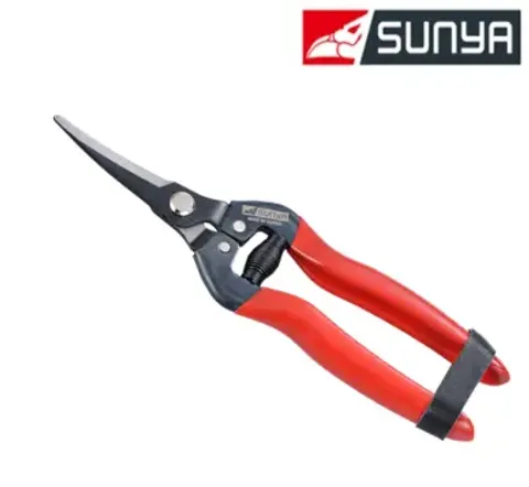 7-3/8" 碳鋼尖嘴長灣區刀採果剪