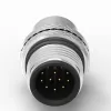 WP M12(M) 12PIN A-Coded Molded with Cable(Ground)