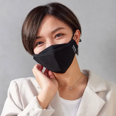 完売☆即発送☆1点限定☆Velvet Tie-Back Reusable Face Mask Slip Double-Sided Silk Re-Usable Face Covering – Slip