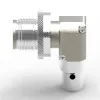 M12 公頭 8PIN X-Coded 90°線端成型式防水連接器