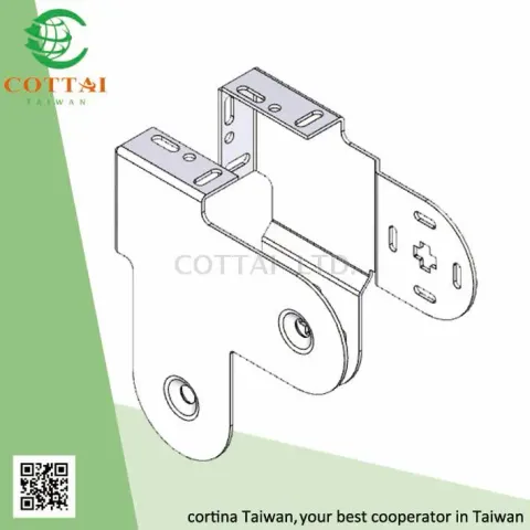 COTTAI MIT Persiana Enrollable, Bracket- Doble 38mm
