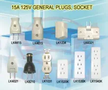 TWO POLE PLUGS, SOCKETS