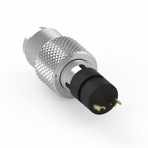 M8 公頭 2PIN 線端成型式防水連接器