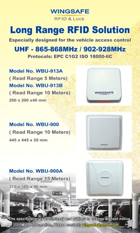 Lector RFID UHF Acceso al estacionamiento de automóviles pasivo de