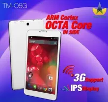 OCTA CORE TABLET PC, 8", 4G LTE, IPS