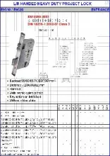 Including functions Entrance/Deadlock/Latch/Bathroom/Panic/Hotel lock/N. latch 