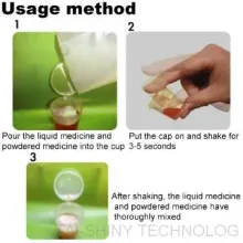 plastic medicine cup with lid, medicine cup with lid,