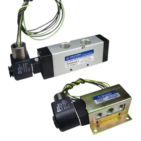 5/2, 5/3 WAY PU SERIES PILOT SOLENOID VALVE | Taiwantrade