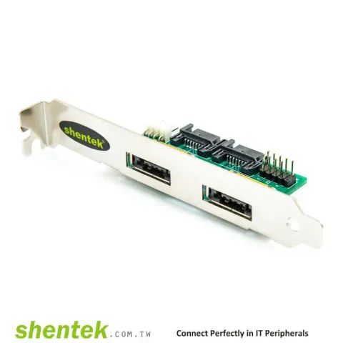 Shentek 55007 2 Port eSATA USB Combo Adapter Card