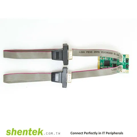 業嵌入式2端口RS232串行卡Mini PCIe