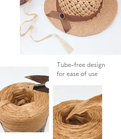 手鈎耐水洗素色紙紗 #LF RAFFIA, 耐水紙線, 手工藝材料, 紗線批發, 台灣製造