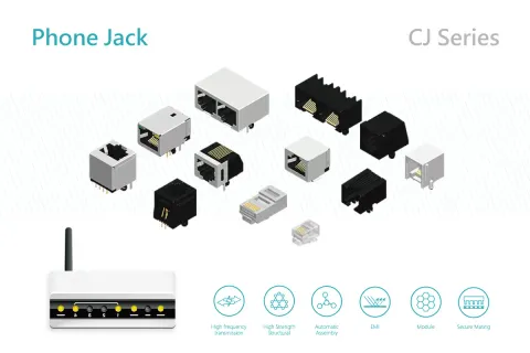 Telephone / Modular Jack Connectors