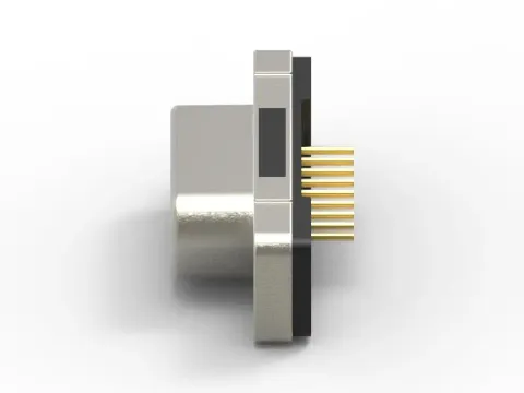 Micro D-Sub 公頭 15PIN 線端成型式連接器