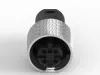 M12 母頭 4PIN D-Coded 線端成型式防水連接器