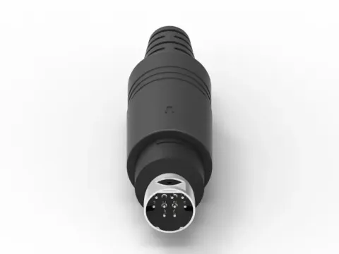 Mini Din 公頭 9PIN 組裝式連接器