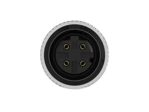 M12 母頭 4PIN D-Coded 線端成型式防水連接器