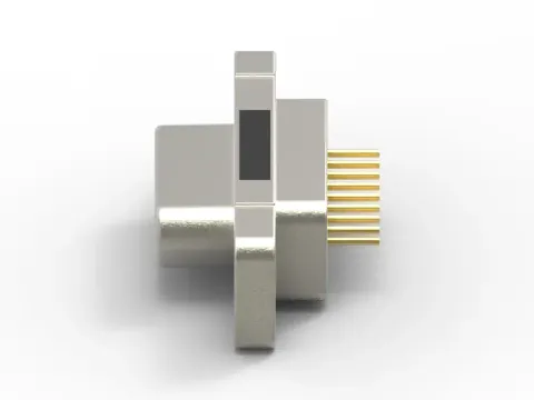 Micro D-Sub 母頭 15PIN 線端成型式連接器