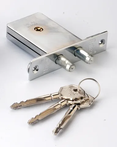 Cerradura Cerrojo Doble  Llave Cruz  