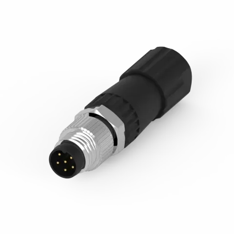 M8 公頭 6PIN 組裝式防水連接器