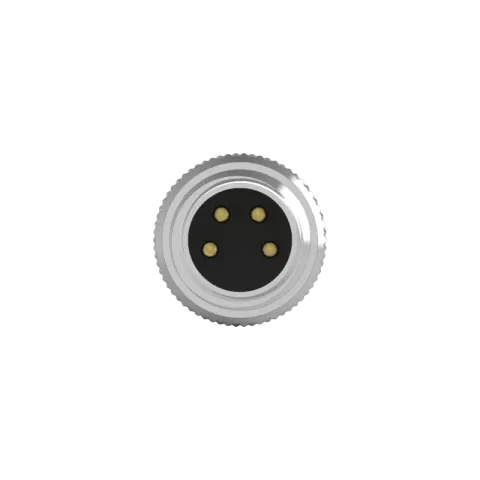 M8 公頭 4PIN 線端成型式防水連接器