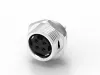 Power Din 母頭 4PIN 前鎖焊線式連接器