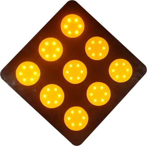 太陽能LED標誌牌-危三45x45cm