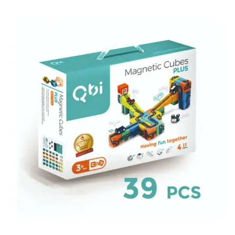 知育玩具 Qbi Magnetic Cubes Explorer PLUS Qbi Magnetic Cubes Explorer - Kids' Plus Pack | Taiwantrade
