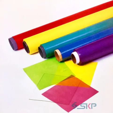 Colorful Pvc Paper Coloured Plastic Paper