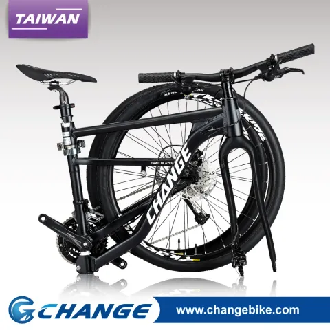 CHANGE is the Best Folding Lightwegith Hybrid MTB Road Grave Bike