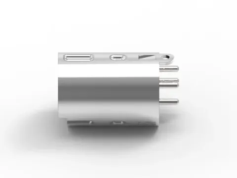 Mini Din 公頭 5PIN 線端成型式連接器