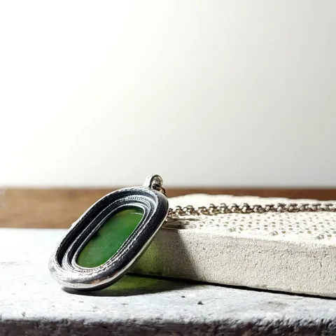 珊瑚と翡翠のファッションハートペンダント | Taiwantrade.com