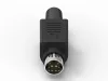 Mini Din 公頭 6PIN 組裝式連接器