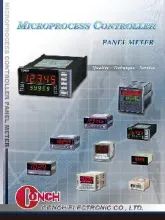 Microprocess control panel meter