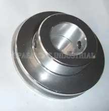 aluminum part CNC lathe turning