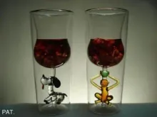 Figurine Double Wall Glass
