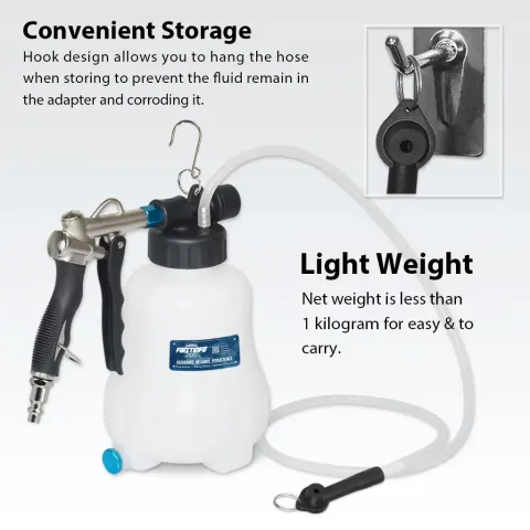 【FIRSTINFO】1.1 Liter Pneumatic Brake Fluid Vacuum Extractor