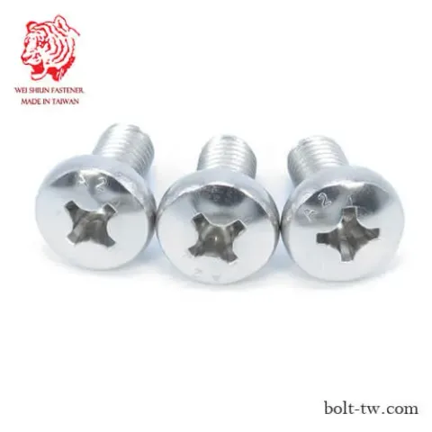 白鐵螺絲｜盤頭十字白鐵機械牙螺絲