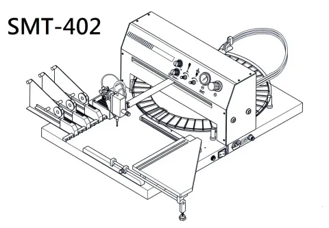 Máquina semiautomática SMT para manipular y colocar con dispensador