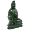 台灣碧玉坐觀音雕刻擺飾品