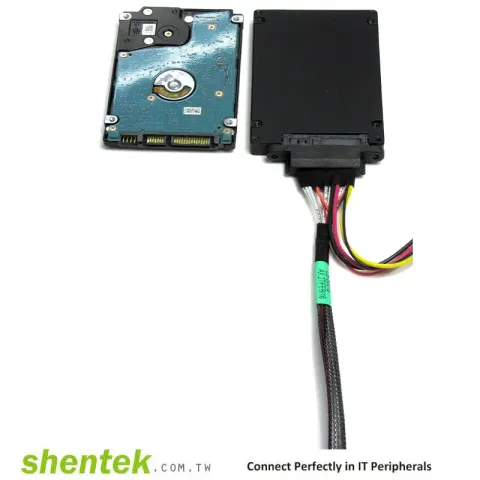 Shentek 55014 2.5" U.2 2 Slot B Key SATA SSD Adapter