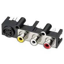 Pin Jack, RCA Connector, Audio Video Jack, AV Connector, RCA with S Connector