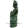 台灣碧玉坐觀音雕刻擺飾品