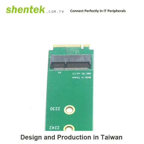 Shentek 52059 E key Slot To M Key M.2 Adapter Card Mini PCIe