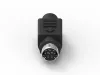 Mini Din 公頭 8PIN 組裝式連接器